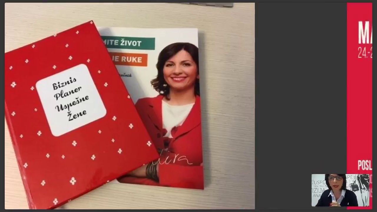 Snimak vebinara - Kako da uspem u onome što radim