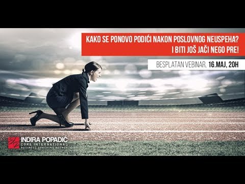 Kako se ponovo podići nakon poslovnog neuspeha? I biti još jači nego pre!